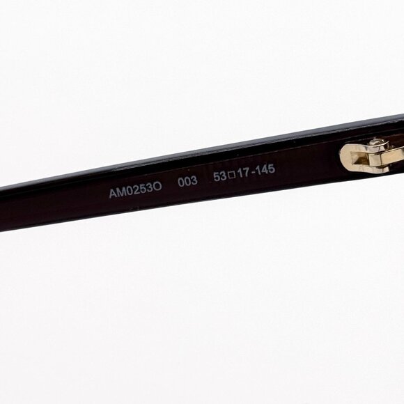 NEW ALEXANDER MCQUEEN EYEGLASSES AM0253O 003 CAT EYE VIOLET WOMEN EYEWEAR - Picture 6 of 8